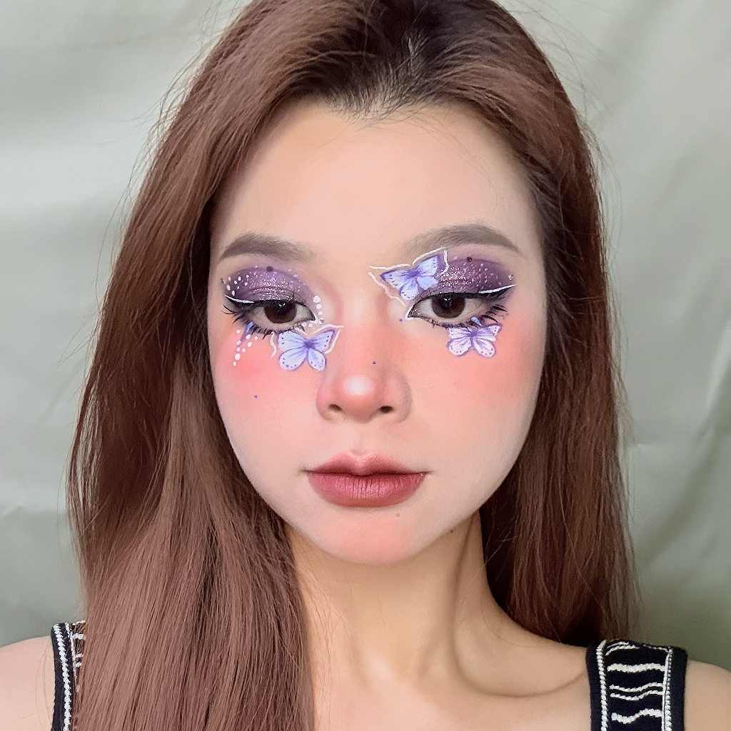 Full-face makeup reference