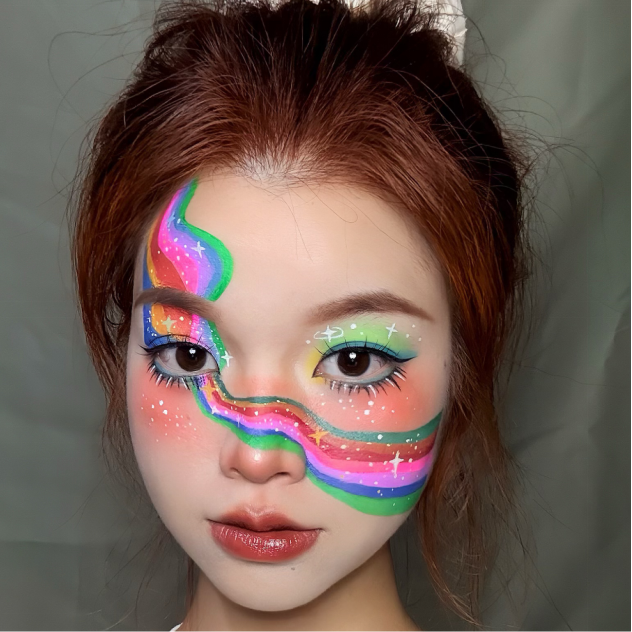 Full-face makeup reference